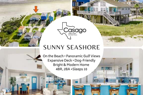 Sunny Seashore - Galveston Beachfront Escape - Image 1