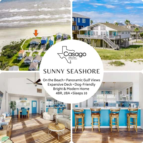 Sunny Seashore - Galveston Beachfront Escape - Image 1